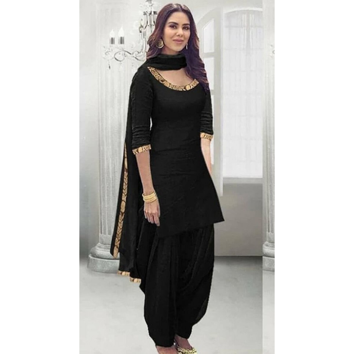 Designer punjabi patiala suit in Beautiful hues